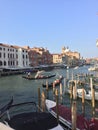 View on the canal of Venice