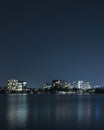 View of Canberra City at night, Australia Royalty Free Stock Photo