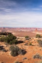 View from Candlestick Tower Overlook from Island in the Sky district. Royalty Free Stock Photo