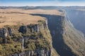 View of Canion Fortaleza - Serra Geral National Park Royalty Free Stock Photo