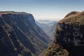 View of Canion Fortaleza - Serra Geral National Park Royalty Free Stock Photo