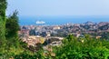 View of Cannes city and Azure Coast Royalty Free Stock Photo