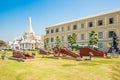 View at the Cannons of Ancient Artillery in the streets of Bangkok - Thailand Royalty Free Stock Photo