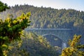 View of Canoe Pass Bridge at Deception Pass State Park Royalty Free Stock Photo