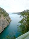 A view of Canoe Pass at Deception Pass State Park in Washington state. Royalty Free Stock Photo