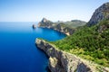 View of Cap Formentor in Mallorca, Spain Royalty Free Stock Photo