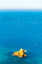 View from the Cap Spartel across the Strait of Gibraltar with Spain, Morocco Royalty Free Stock Photo