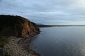 View of the Cape Breton coastline from the Cabot Trail, Canada Royalty Free Stock Photo