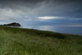 View of the Cape Breton coastline from the Cabot Trail, Canada Royalty Free Stock Photo