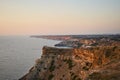 View at Cape Fiolent at sunset. Beautiful seascape.