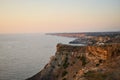 View at Cape Fiolent at sunset. Beautiful seascape.