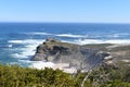 View of Cape of Good Hope from Cape Point in Cape Town on the Cape Peninsula Tour in South Africa Royalty Free Stock Photo