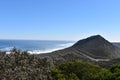 View of Cape of Good Hope from Cape Point in Cape Town on the Cape Peninsula Tour in South Africa Royalty Free Stock Photo