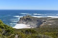 View of Cape of Good Hope from Cape Point in Cape Town on the Cape Peninsula Tour in South Africa Royalty Free Stock Photo