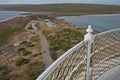 View from Cape Leeuwin lighthouse at Augusta, Western Australia Royalty Free Stock Photo