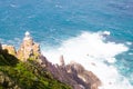 View of Cape Point lighthouse South Africa Royalty Free Stock Photo