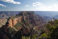 View from Cape Royal to Vishnu Temple in the Grand Canyon National Park