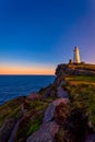 Cape Spear Lighthouse at Newfoundland Royalty Free Stock Photo