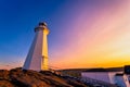 Cape Spear Lighthouse at Newfoundland Royalty Free Stock Photo