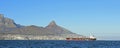 View Cape Town and Freighter, South Africa