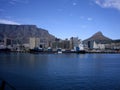 view of Cape town from the sea