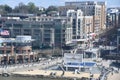 View from Capital Wheel at National Harbor in Oxon Hills, Maryland Royalty Free Stock Photo
