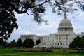 A view of the Capitol hill building from the side Royalty Free Stock Photo