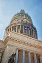 View of the capitol located in Havana Royalty Free Stock Photo