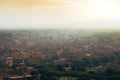 View from the Capitoline Hill in Italy, Rome. Panorama Royalty Free Stock Photo
