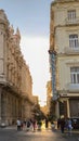 View of the Capitolium El Capitolio, Havana, Cuba, retro car w