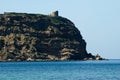 View of Capo Mannu coast Royalty Free Stock Photo