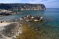 View of Capo Mannu coast Royalty Free Stock Photo