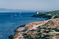 View of Capo San Marco, Tharros, Sardinia Royalty Free Stock Photo