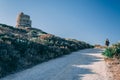 View of Capo San Marco, Tharros, Sardinia Royalty Free Stock Photo