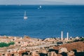 View of Capo San Marco, Tharros, Sardinia Royalty Free Stock Photo