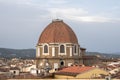 View of the Cappelle Medicee from the rooftops of Florence