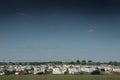 View of caravan park at St Osyth, England Royalty Free Stock Photo