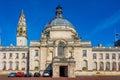 View of Cardiff City Hall in Wales Royalty Free Stock Photo