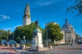 View of Cardiff City Hall in Wales Royalty Free Stock Photo