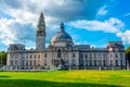 View of Cardiff City Hall in Wales Royalty Free Stock Photo