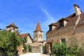 View of Carennac, one of the most beautiful villages of France Royalty Free Stock Photo