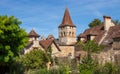 View of Carennac, one of the most beautiful villages of France Royalty Free Stock Photo