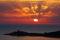 View from Cargese Corsica