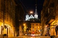 View on Carmelite Church, Michael the Archangel church in Lviv