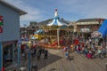 Carousel on Pier 39 in Fishermans Wharf, San Francisco Royalty Free Stock Photo
