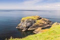 The view from Carrick-a-Rede island, County Antrim, Northern Ireland