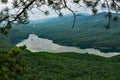 A View of Carvins Cove from the Appalachian Trail Royalty Free Stock Photo