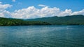 A View of Carvins Cove and Tinker Mountain Located in Botetourt County, Virginia, USA Royalty Free Stock Photo