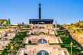 View of cascade stairs in Armenia Yerevan Royalty Free Stock Photo