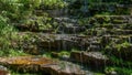 View of the cascade waterfalls in Topli do, Serbia